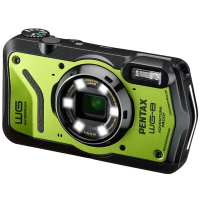 Aparat PENTAX WG-8 Zielony, 20Mpix, 5x zoom