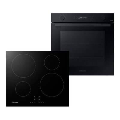 Płyta indukcyjna SAMSUNG NZ64F3NM1AB + Piekarnik SAMSUNG NV7B4145VAK U2 Elektryczny Czarny A+