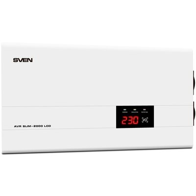 Stabilizator napięcia SVEN AVR Slim-2000 LCD 2000VA 1200W