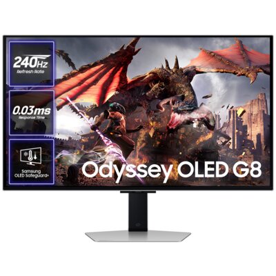 Monitor SAMSUNG Odyssey G8 LS32DG802SUXDU 31.6" OLED 3840x2160px 240Hz 0.03 ms [GTG]