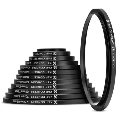 Zestaw pierścieni redukcyjnych K&F CONCEPT 11w1 KF4163 do filtrów