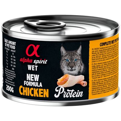 Karma dla kota ALPHA SPIRIT Protein Chicken Kurczak 200 g