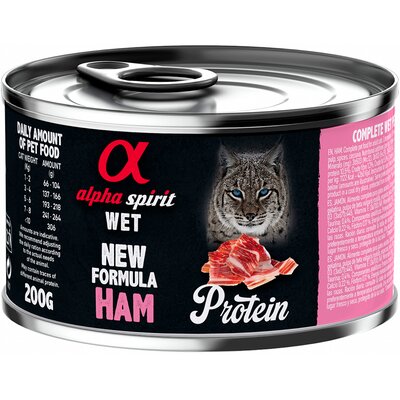 Karma dla kota ALPHA SPIRIT Protein Ham 200 g