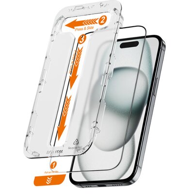 Szkło hartowane CRONG EasyShield do Apple iPhone 15 Plus/16 Plus (2szt.)