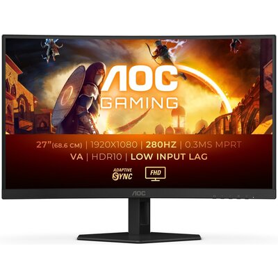 Monitor AOC Agon C27G4ZXE 27" 1920x1080px 280Hz 0.3 ms [MPRT] Curved