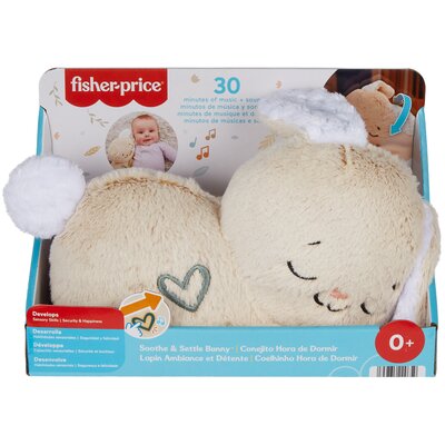 Maskotka FISHER PRICE Śpiący Króliczek Usypiacz-Uspokajacz HXG97