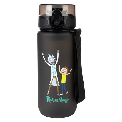Butelka plastikowa SOXO Rick i Morty 600 ml Czarny