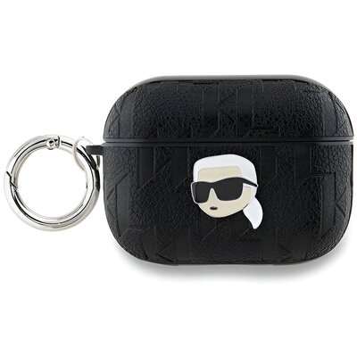 Etui na słuchawki KARL LAGERFELD Monogram Karl Head do Apple AirPods Pro 2 Czarny