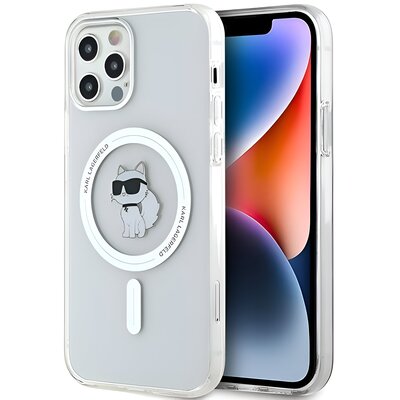 Etui KARL LAGERFELD IML Choupette MagSafe do Apple iPhone 12/12 Pro Przezroczysty
