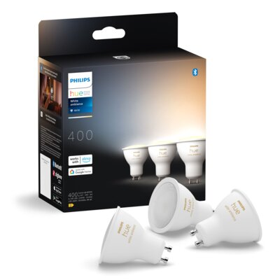 Inteligentna żarówka LED PHILIPS HUE White Ambiance GU10 ( 3 szt.)