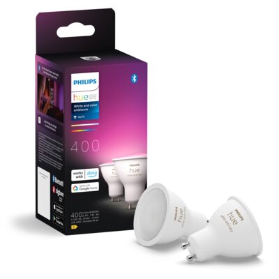 Inteligentna żarówka LED PHILIPS HUE White and color Ambiance GU10 (2 szt.)