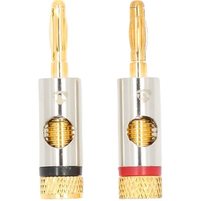 Wtyk głośnikowy NEDIS CATB26900GD (2 szt.)