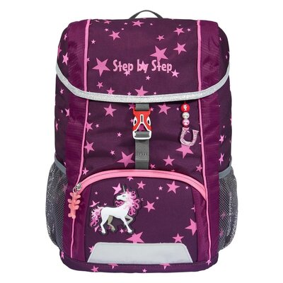 Plecak STEP BY STEP Junior Kid Unicorn Nuala Fioletowo-różowy