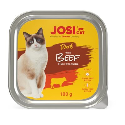 Karma dla kota JOSICAT Pasztet z wołowiną 100 g