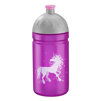 Bidon STEP BY STEP Unicorn 500 ml Fioletowo-szary