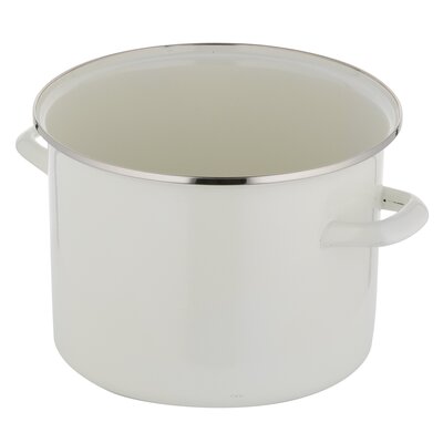 Garnek FLORINA Prosty Gładki 18 cm Kremowy