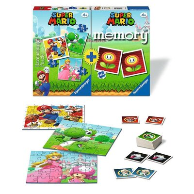 Puzzle RAVENSBURGER Super Mario 20831 (110 elementów) + memory