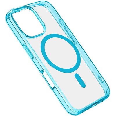 Etui CELLULARLINE Iconic Magsafe do Apple iPhone 16 Pro Przezroczysto-błękitny