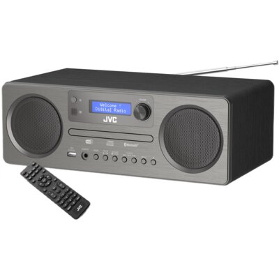 Wieża JVC RD-E861B-DAB Bluetooth Czarno-szary