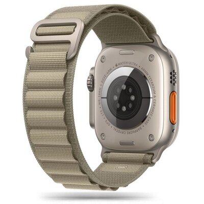 Pasek TECH-PROTECT Nylon Pro do Apple Watch 6/7/8/9/10/SE/Ultra 1/2 (44/45/46/49mm) Oliwkowy