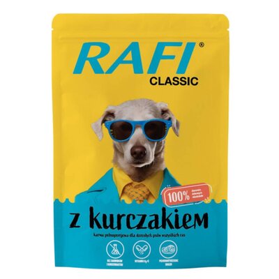 Karma dla psa RAFI Classic z kurczakiem 400 g