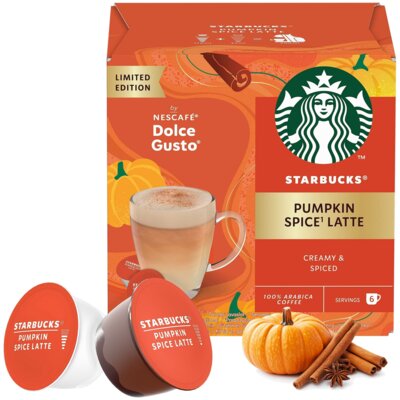 Kapsułki NESCAFE STARBUCKS Pumpkin Spice Latte do ekspresu Nescafe Dolce Gusto (12 szt.)