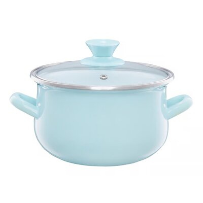 Garnek EMALIA OLKUSZ Pyza Miętowy 20 cm