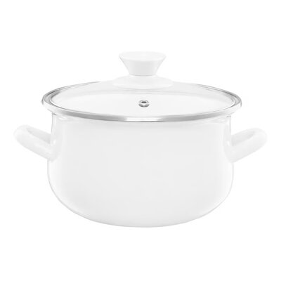 Garnek EMALIA OLKUSZ Pyza Kremowy 22 cm