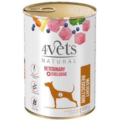 Karma dla psa 4VETS NATURAL Weight Reduction 400 g