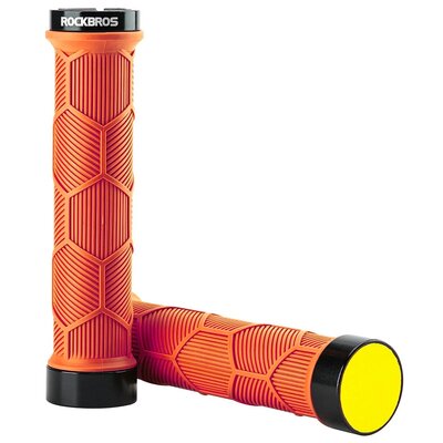 Chwyty do kierownicy ROCKBROS 40720007004 Pomarańczowy