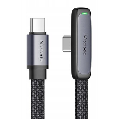Kabel kątowy USB-C - USB-C MCDODO 1.8m Czarny