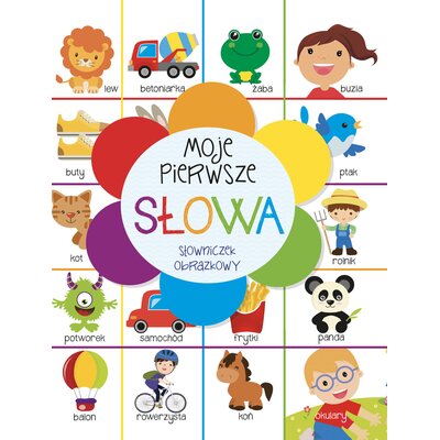 Książka Moje pierwsze słowa Słowniczek obrazkowy Beata Piwko (twarda okładka)
