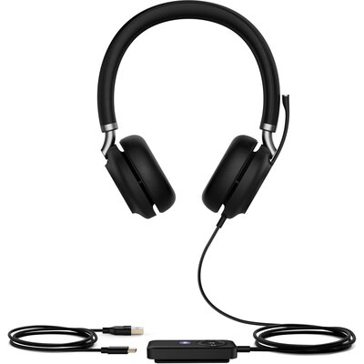 Słuchawki YEALINK UH38 Dual BAT Teams USB-C Bezprzewodowe, Nauszne