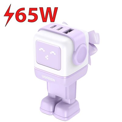 Ładowarka sieciowa UGREEN Nexode RG 65W Fioletowy