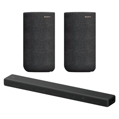 Soundbar SONY HT-A3000 + Kolumny głośnikowe SONY SA-RS5 Czarny (2 szt.)