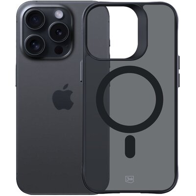 Etui 3MK Smoke MagCase do Apple iPhone 14 Pro Max Czarny transparentny