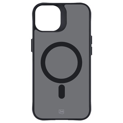 Etui 3MK Smoke MagCase do Apple iPhone 15 Czarny transparentny