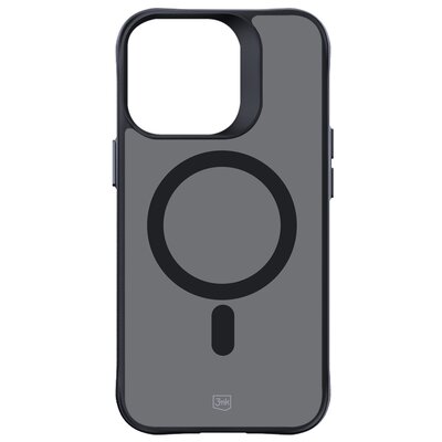 Etui 3MK Smoke MagCase do Apple iPhone 15 Pro Czarny transparentny