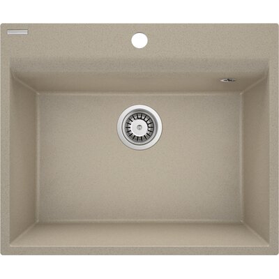 Zlewozmywak jednokomorowy DEANTE Corio ZRC 710A Piaskowy 50x60