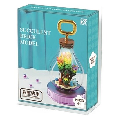 Klocki plastikowe QBI Kwiat w kloszu 2 1081279