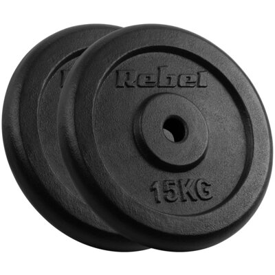 Zestaw obciążeń REBEL ACTIVE RBA-2130 (2 x 15 kg)