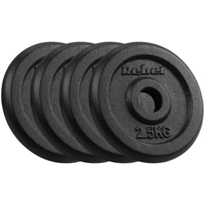 Zestaw obciążeń REBEL ACTIVE RBA-2127 (4 x 2.5 kg)