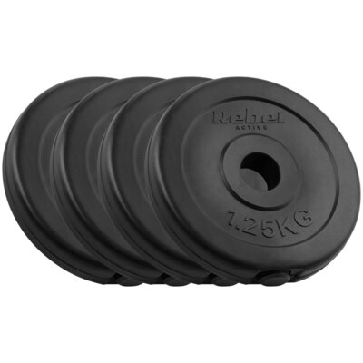 Zestaw obciążeń REBEL ACTIVE RBA-2114 (4 x 1.25 kg)