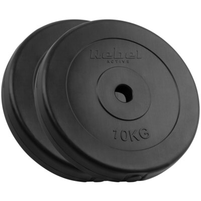 Zestaw obciążeń REBEL ACTIVE RBA-2117 (2 x 10 kg)