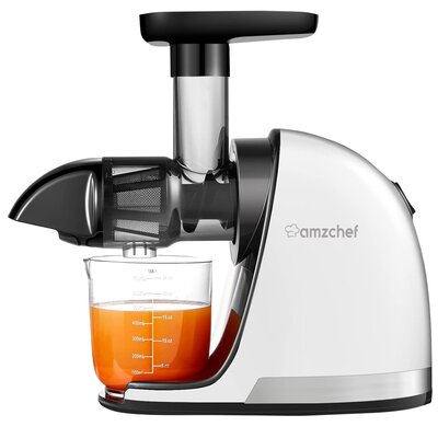 Wyciskarka wolnoobrotowa AMZCHEF 1501-WT Biało-czarny