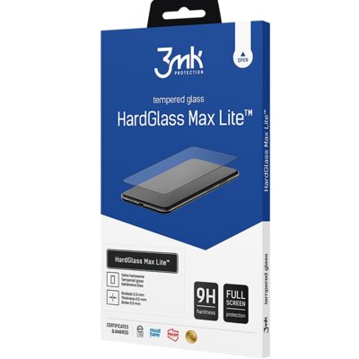 Szkło hartowane 3MK HardGlass Max Lite do Xiaomi Redmi Note 13 Pro+