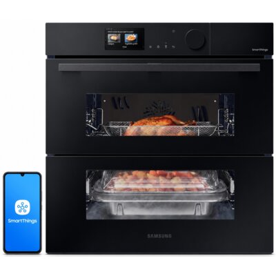 Piekarnik SAMSUNG NV7B6799JAK Dual Cook Elektryczny parowy Czarny A+