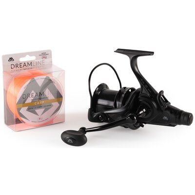 Kołowrotek wędkarski MIKADO M-KA FR Carp 8005 + Żyłka Dreamline Carp 0.38 mm / 600 m