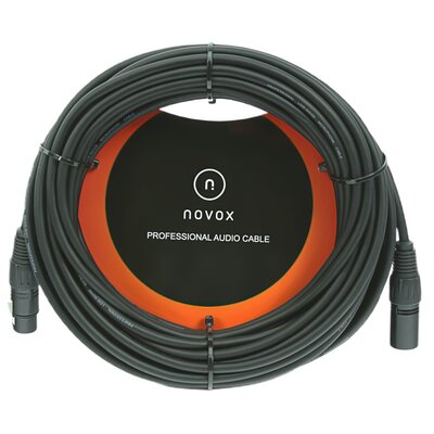 Kabel NOVOX XLR męski - XLR żeński 10 m