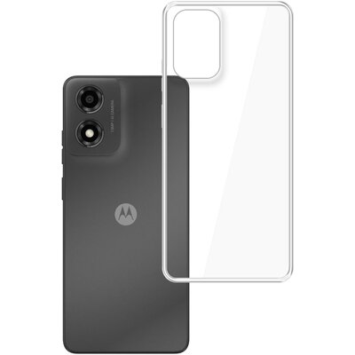 Etui 3MK Clear Case do Motorola Moto E14/G04/G04s Przezroczysty